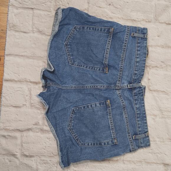 Forever 21 button fly Cut-off jeans shorts size 29 - Picture 2 of 5
